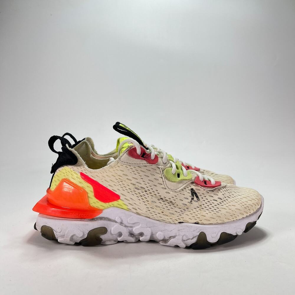 Nike React Vision Pale Ivory Casual Running Shoes C17523-100 Women’s Size 7